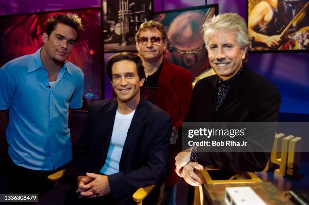 Rock 'n Roll Jeopardy segment with special musical guests: Joe Walsh, Graham Nash and Mark McGrath during filming with host Jeff Probst, June 10,...