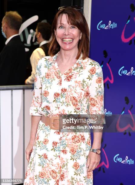 Kay Burley attends Andrew Lloyd Webber's "Cinderella" at the Gillian Lynne Theatre on August 25, 2021 in London, England.