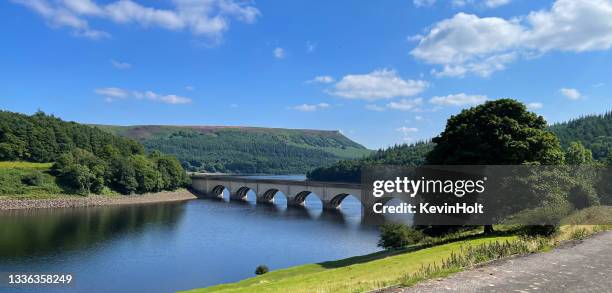 beautiful derwent ladybower reservoir, peak district national park - 雪菲爾 個照片及圖片檔