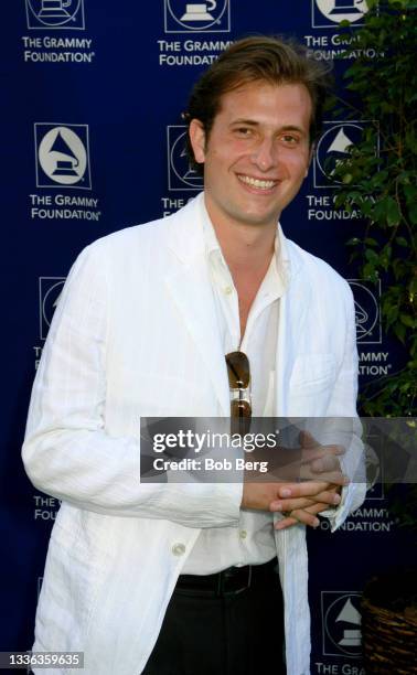American singer-songwriter and jazz pianist Peter Cincotti arrives at the GRAMMY Foundation's A Starry Night Benefit held on July 22, 2006 at Villa...