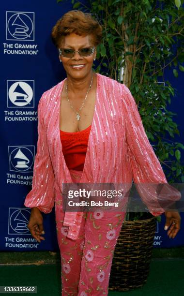 American singer, actress and television host Dionne Warwick arrives at the GRAMMY Foundation's A Starry Night Benefit held on July 22, 2006 at Villa...