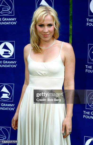 British singer and songwriter Natasha Bedingfield arrives at the GRAMMY Foundation's A Starry Night Benefit held on July 22, 2006 at Villa Casablanca...