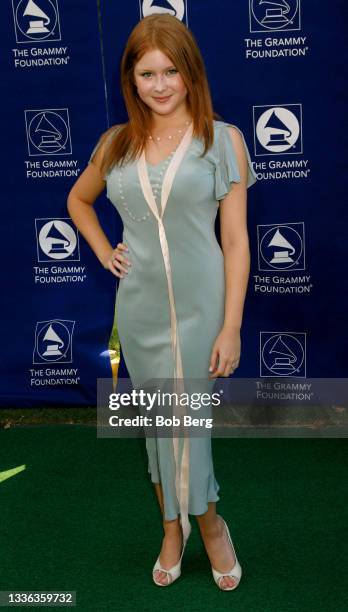 American actress and singer Renee Olstead arrives at the GRAMMY Foundation's A Starry Night Benefit held on July 22, 2006 at Villa Casablanca in...