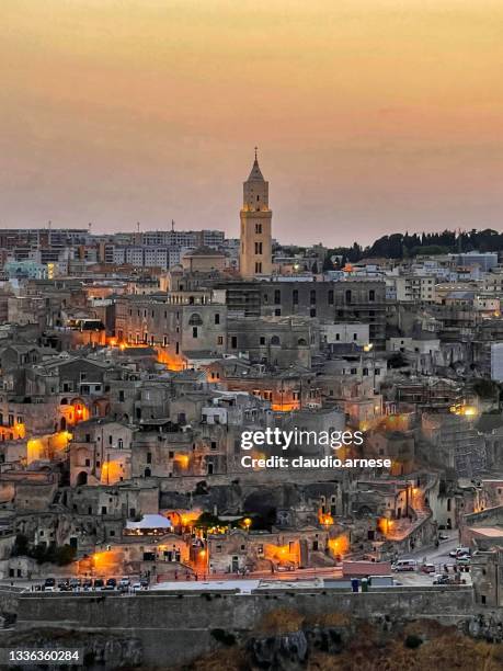 matera city. south of italy - matera stockfoto's en -beelden