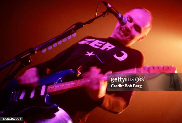 American musician, singer, songwriter, and professional wrestling promoter Billy Corgan, of the American alternative rock band The Smashing Pumpkins,...
