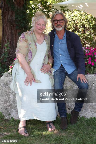 Actress Yolande Moreau and Director of "Ou va la nuit" Martin Provost attend the 14th Angouleme French-Speaking Film Festival - Day Two on August 25,...