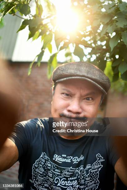 Comedian Rex Navarrete is photographed for Los Angeles Times on August 13, 2021 in Portland, Oregon. PUBLISHED IMAGE. CREDIT MUST READ: Christina...
