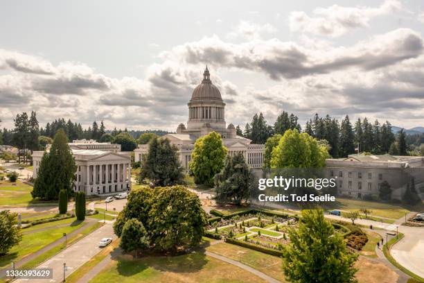 washington state capitol - olympia-état-de-washington photos et images de collection