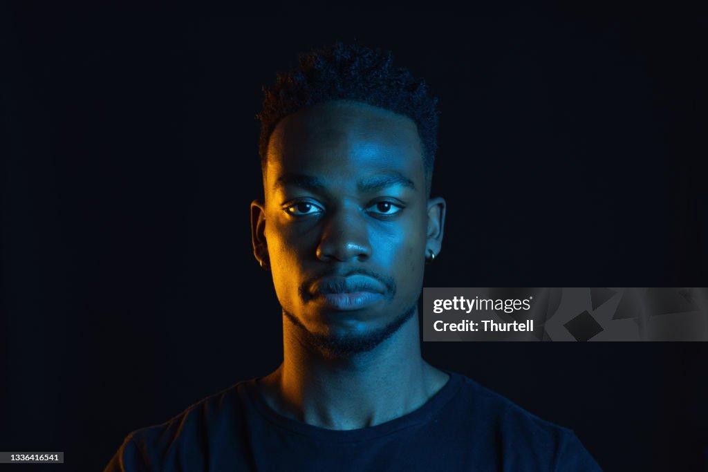 Portrait Of African Australian Man