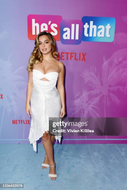 Addison Rae attends a special screening of “He’s All That” at NeueHouse Los Angeles on August 25, 2021 in Hollywood, California.