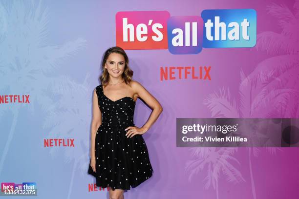Rachael Leigh Cook attends a special screening of “He’s All That” at NeueHouse Los Angeles on August 25, 2021 in Hollywood, California.