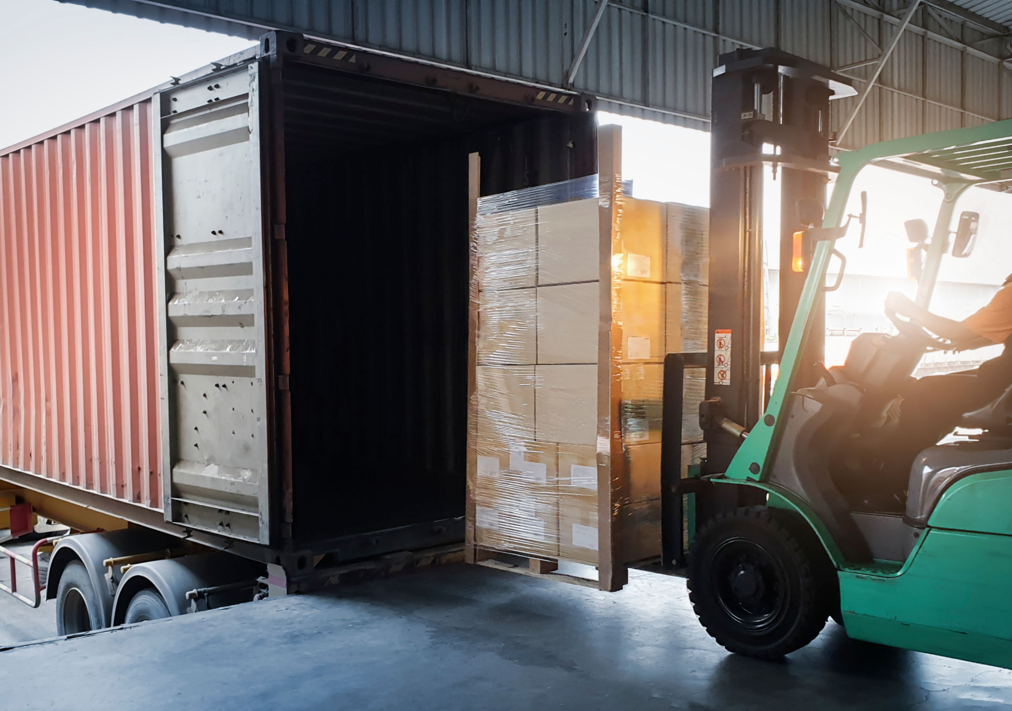 cargo delivery truck
