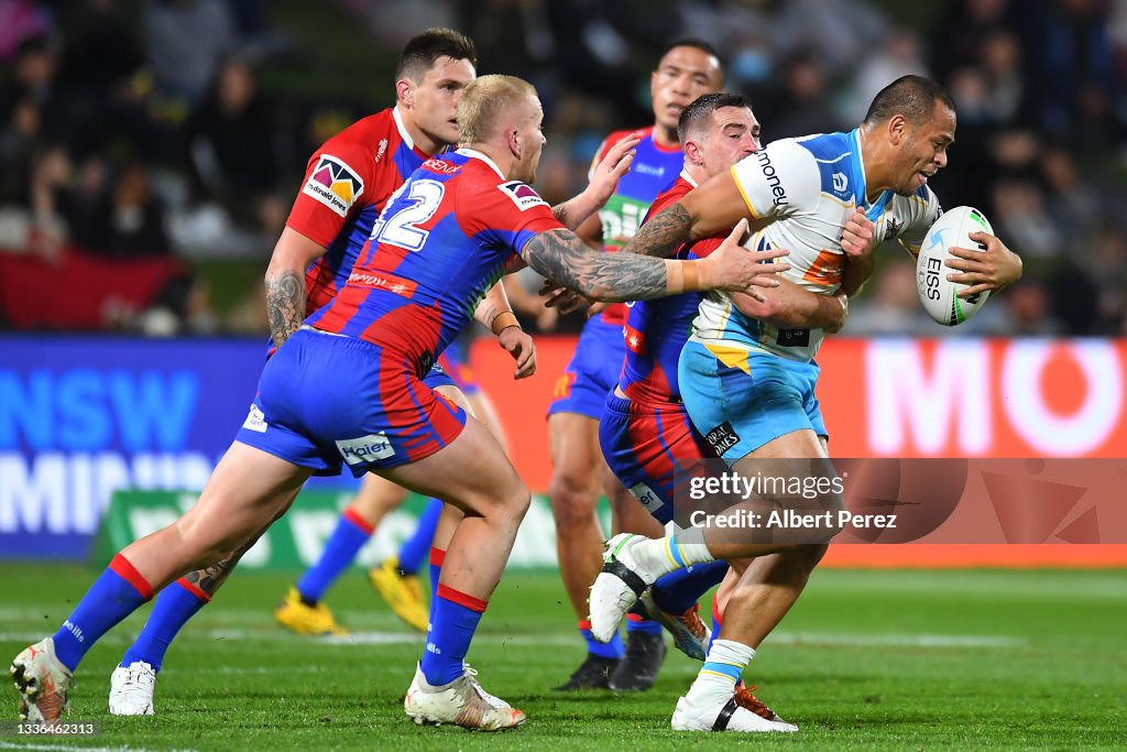 NRL Rd 24 - Knights v Titans