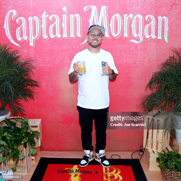 Ben Baller joins Captain Morgan at the MLS Soccer Celebration in Los Angeles ahead of the MLS All-Star Game presented by Target on August 25, 2021.
