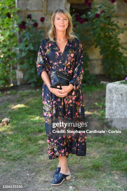 Actress Karine Viard attends "L'Origine du monde" Photocall during the 14th Angouleme French-Speaking Film Festival - Day Three on August 26, 2021 in...