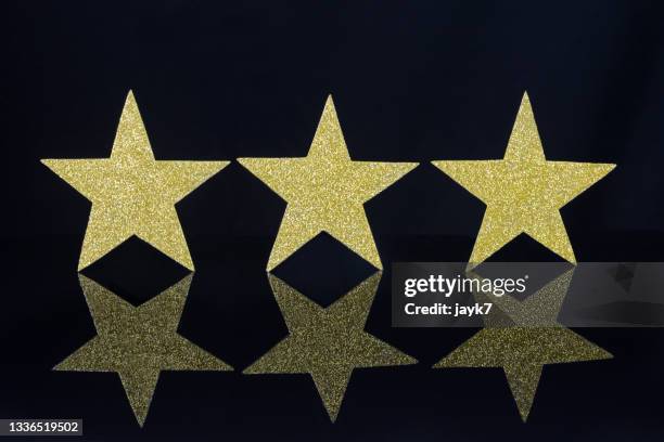 three gold star - first light awards inside stock pictures, royalty-free photos & images