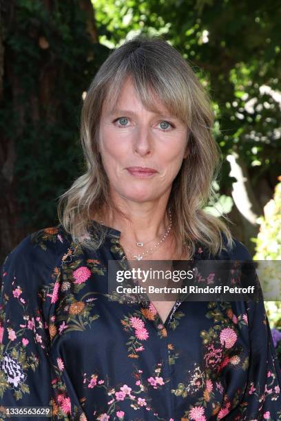 Actress Karin Viard attends the "L'Origine du monde" movie Photocall during the 14th Angouleme French-Speaking Film Festival - Day Three on August...