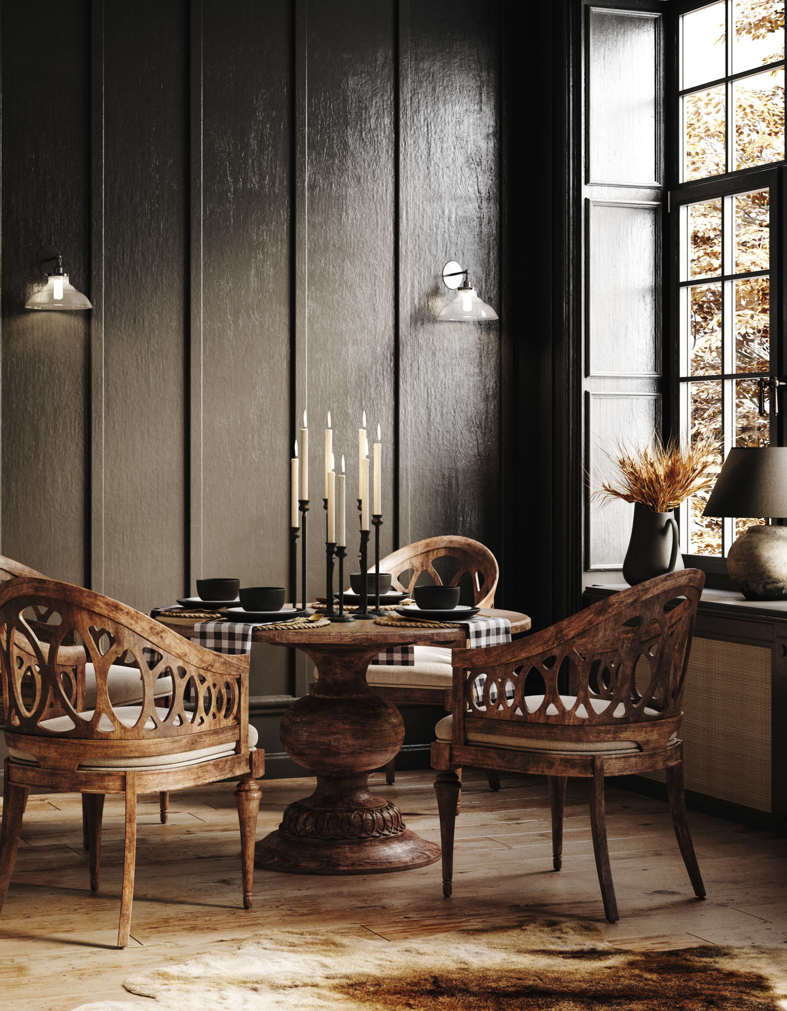 vintage modern interior