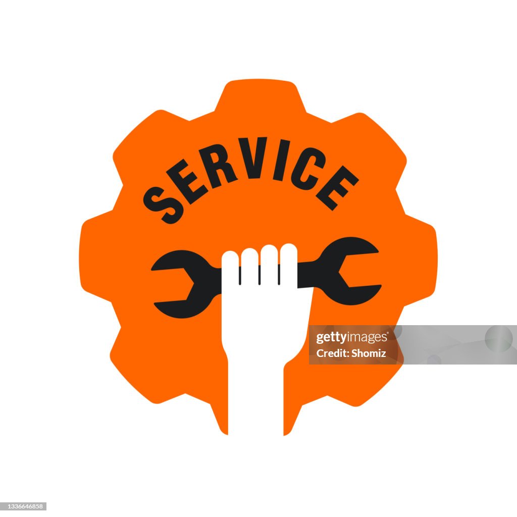 Service Rendered Symbol Service Industry Symbol High-Res Vector Graphic - Getty Images