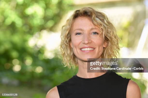 Alexandra Lamy attends "Le Test" Photocall during the 14th Angouleme French-Speaking Film Festival - Day Four on August 27, 2021 in Angouleme, France.