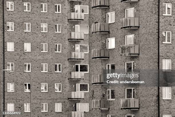 house facade in of stockholm city - stockholm building stock pictures, royalty-free photos & images