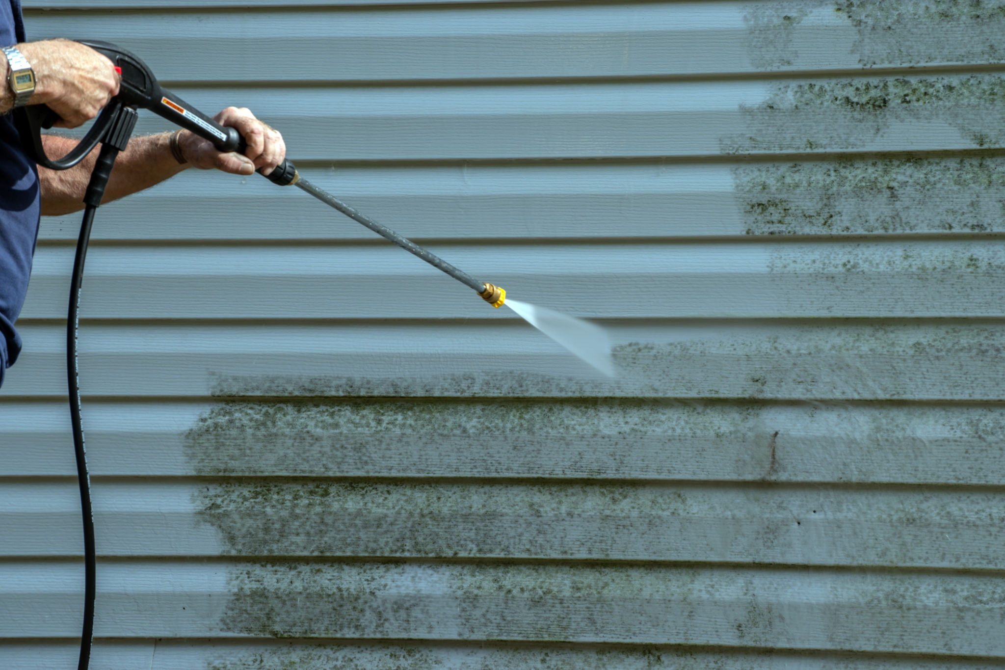 person power washing