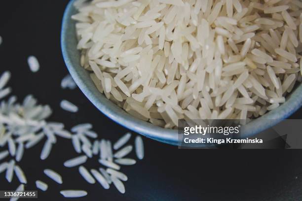 white rice - rice grains stock pictures, royalty-free photos & images