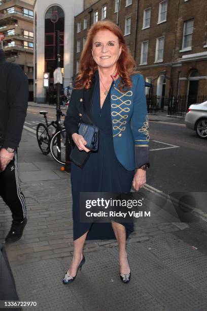 Sarah, Duchess of York seen attending the British LGBT Awards 2021 at The Brewery on August 27, 2021 in London, England.