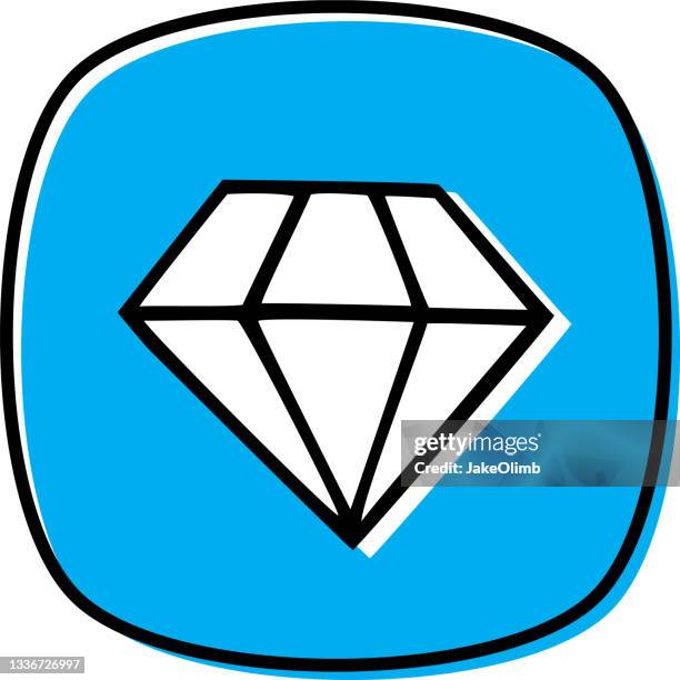 diamond doodle 2 - engagement ring doodle stock illustrations