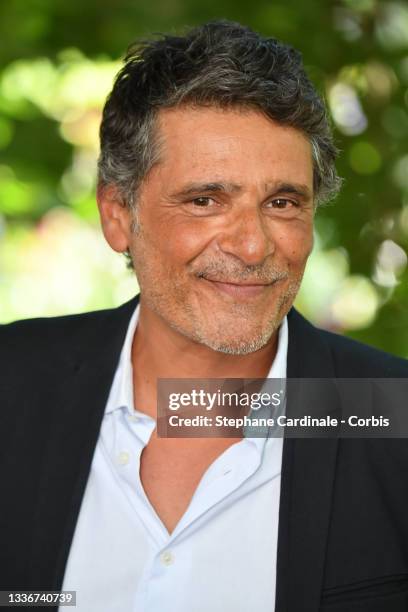 Pascal Elbé attends "Rose" Photocall during the 14th Angouleme French-Speaking Film Festival - Day Four on August 27, 2021 in Angouleme, France.