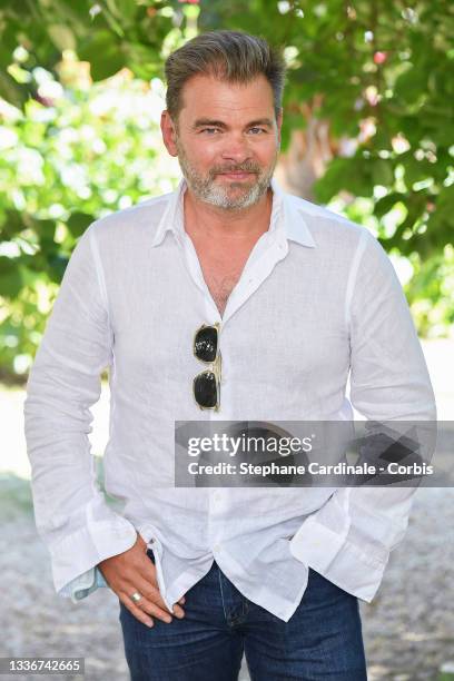 Clovis Cornillac attends "C'est magnifique !" Photocall during the 14th Angouleme French-Speaking Film Festival - Day Four on August 27, 2021 in...