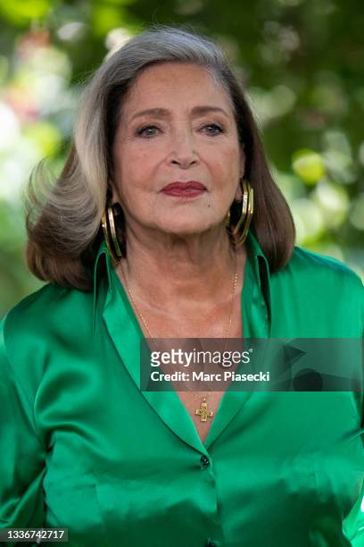 Actress Francoise Fabian attends the 14th Angouleme French-Speaking Film Festival - Day Four on August 27, 2021 in Angouleme, France.