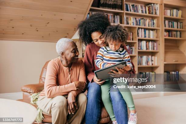 family caregiver - contemplation family imagens e fotografias de stock