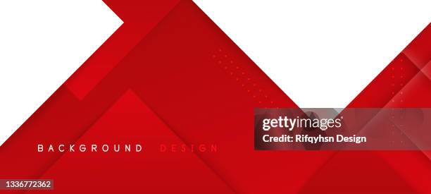 bildbanksillustrationer, clip art samt tecknat material och ikoner med abstract red and white papercut background with blank space design. modern futuristic background . can be use for landing page, book covers, brochures, flyers, magazines, any brandings, banners, headers, presentations, and wallpaper backgrounds - röd bakgrund
