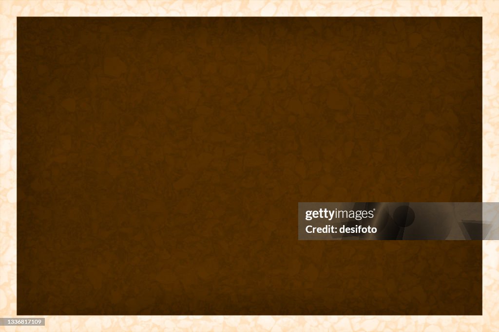 Chocolate escuro marrom colorido fundo emoldurado com marrom mais claro ou borda grunge bege em todos os lados