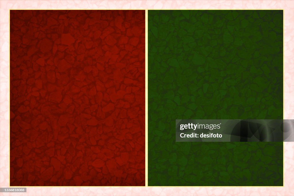 Horizontal Vector Illustration Of A Partitioned Or Divided Backgrounds ...