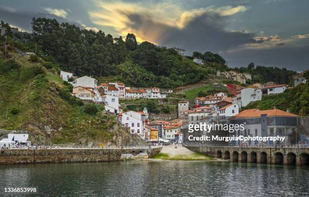 cudillero - principado de asturias bildbanksfoton och bilder