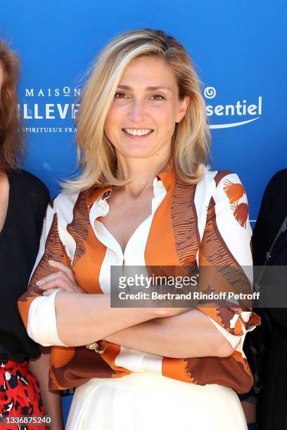 Julie Gayet attends the 14th Angouleme French-Speaking Film Festival - Day Five on August 28, 2021 in Angouleme, France.