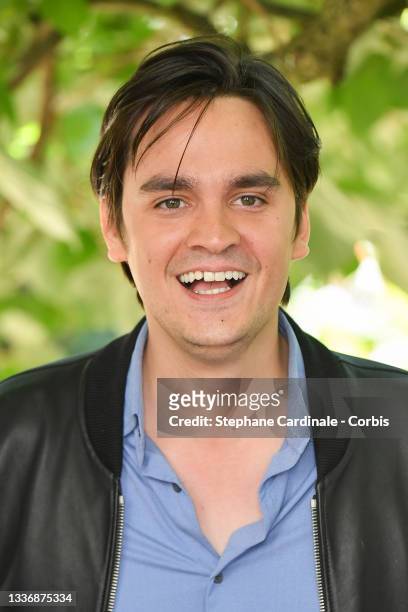 Alain-Fabien Delon attends "Jours Sauvages" Photocall during the 14th Angouleme French-Speaking Film Festival - Day Five on August 28, 2021 in...