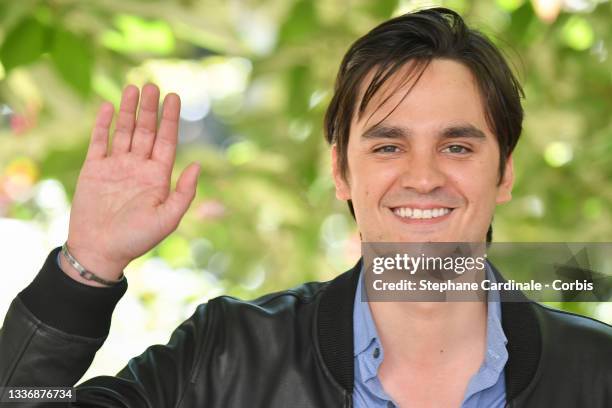 Alain-Fabien Delon attends "Jours Sauvages" Photocall during the 14th Angouleme French-Speaking Film Festival - Day Five on August 28, 2021 in...