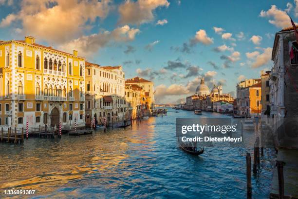 view of venice's grand canal - venice stock pictures, royalty-free photos & images