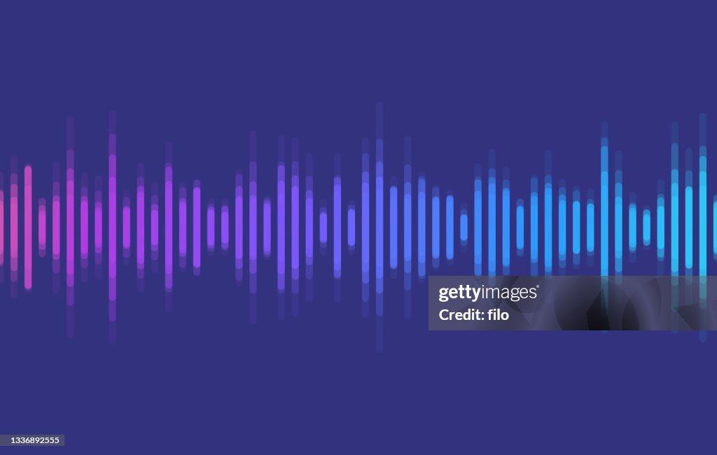 Audio Wave Talking Podcasting Hintergrund