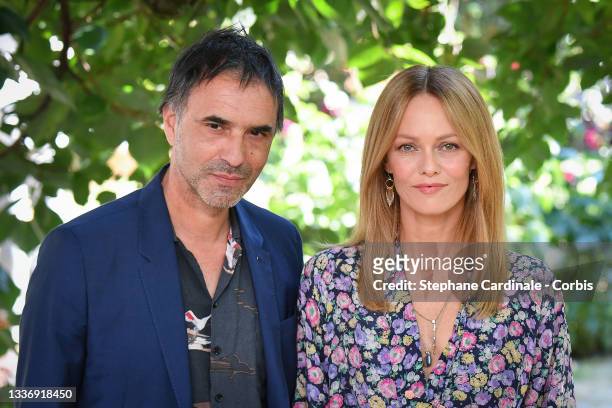 Samuel Benchetrit and Vanessa Paradis attend "Cette musique ne joue pour personne" Photocall during the 14th Angouleme French-Speaking Film Festival...