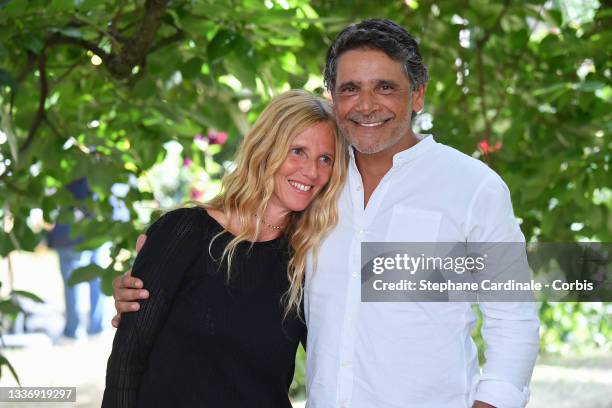 Sandrine Kiberlain and Pascal Elbé attend "On est fait pour s'entendre" Photocall during the 14th Angouleme French-Speaking Film Festival - Day Five...