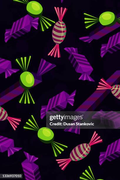 candy bars and lollipops new collection - hard candy stock illustrations