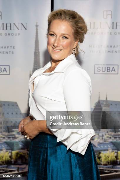 Diana Damrau attends the European Culture Award Gala at Bonn Opera House on August 28, 2021 in Bonn, Germany.