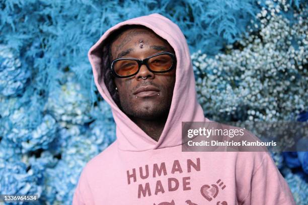 Lil Uzi Vert attends Jay-Z's 40/40 Club 18th Anniversary at 40 / 40 Club on August 28, 2021 in New York City.