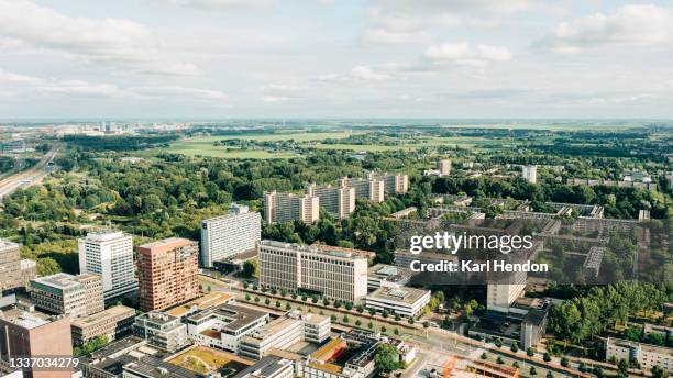 amsterdam skyline - stock photo - netherlands skyline stock pictures, royalty-free photos & images