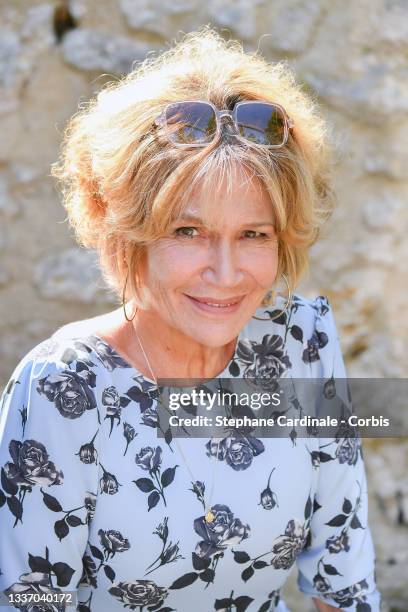 Clémentine Célarié attends "Pierre et Jeanne" Photocal during the 14th Angouleme French-Speaking Film Festival - Day Six on August 29, 2021 in...