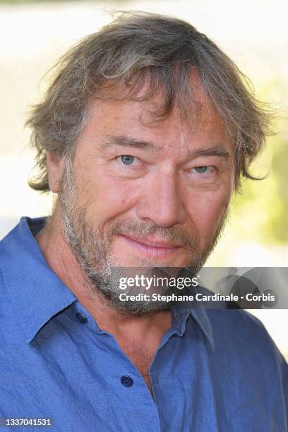 Actor Olivier Rabourdin attends "Boite noire" Photocall during the 14th Angouleme French-Speaking Film Festival - Day Six on August 29, 2021 in...